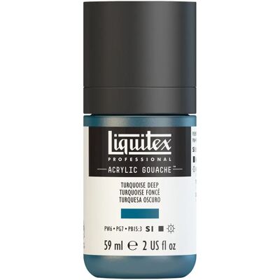 Liquitex Gouache Acrylique Professionnel - Bouteilles de 59ml - Résistant à l'eau, Fini mat Liquitex Gouache Acrylique Professionnel - Bouteilles de 59ml - Résistant à l'eau, Fini mat