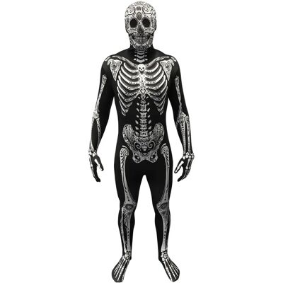 Marque Modèle Costume Morphsuit Jour des Morts - Publicité Marque Modèle Costume Morphsuit Jour des Morts - Publicité