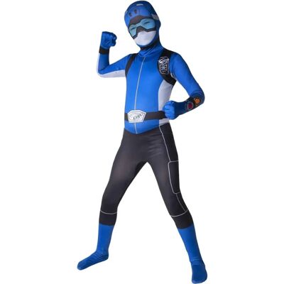 Déguisement Power Rangers Blue Ranger - Morphsuit pour enfants pour Halloween et fêtes - Publicité Déguisement Power Rangers Blue Ranger - Morphsuit pour enfants pour Halloween et fêtes - Publicité