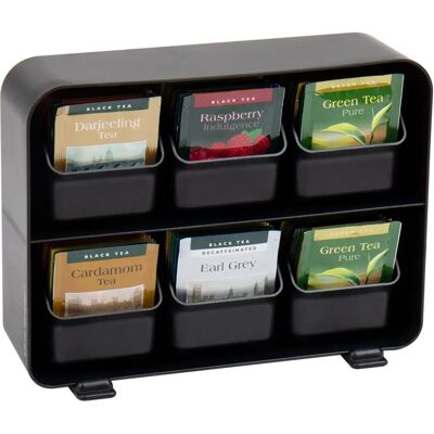 Mind Reader - 6 Drawer Tea Bag Holder - Noir - Organizer - Tea Bag Holder - Publicité Mind Reader - 6 Drawer Tea Bag Holder - Noir - Organizer - Tea Bag Holder - Publicité