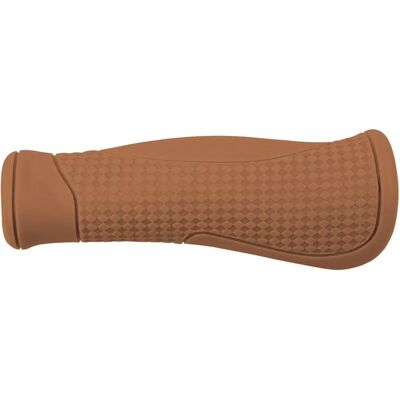 M-Wave Poignées de Guidon - TPR Brun 130mm Ergonomiques - Publicité M-Wave Poignées de Guidon - TPR Brun 130mm Ergonomiques - Publicité