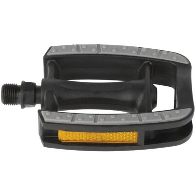 Pédale plateforme antidérapante pour vélo urbain - 9/16 pouce noir Pédale plateforme antidérapante pour vélo urbain - 9/16 pouce noir