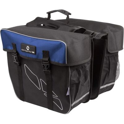 Borsa Portapacchi M-Wave Amsterdam Double - 30L, Nero/Blu Borsa Portapacchi M-Wave Amsterdam Double - 30L, Nero/Blu