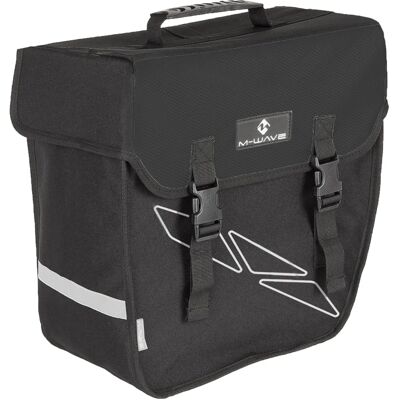 Torba Tylna Pojedyncza M-Wave Amsterdam - 18L - Wytrzymały Poliester Torba Tylna Pojedyncza M-Wave Amsterdam - 18L - Wytrzymały Poliester