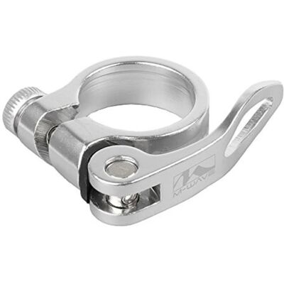 M-Wave Zadelpenklem - Snelspanner, 31,8mm, Zilver M-Wave Zadelpenklem - Snelspanner, 31,8mm, Zilver