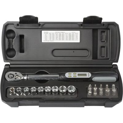 Chiave Dinamometrica Digitale M-Wave 3-60 Nm con Punte e Cacciavite Phillips - Utensile di Coppia Chiave Dinamometrica Digitale M-Wave 3-60 Nm con Punte e Cacciavite Phillips - Utensile di Coppia
