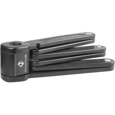 M-Wave F 875/6 Nero - Lucchetto pieghevole M-Wave F 875/6 Nero - Lucchetto pieghevole