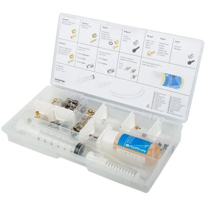 Kit di Manutenzione Freni a Disco Idraulici M-Wave - Compatibile con Shimano, Avid, Magura Kit di Manutenzione Freni a Disco Idraulici M-Wave - Compatibile con Shimano, Avid, Magura