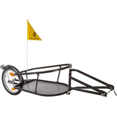 Remolque de Bicicleta Plegable M-Wave Stalwart Single 40 - Acero, Rueda 16" Remolque de Bicicleta Plegable M-Wave Stalwart Single 40 - Acero, Rueda 16"