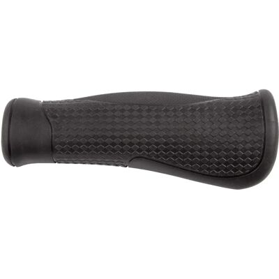 M-WAVE Cloud Base 2 Fiets Handvatten - Anatomisch, 130mm, Zwart M-WAVE Cloud Base 2 Fiets Handvatten - Anatomisch, 130mm, Zwart