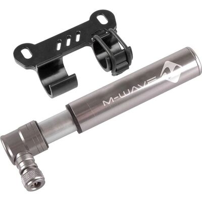 M-WAVE MiniatAir Aluminium Mini Pomp - 120mm, Max 90 PSI M-WAVE MiniatAir Aluminium Mini Pomp - 120mm, Max 90 PSI