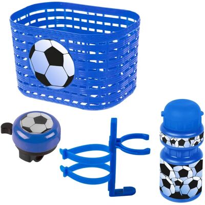 Ventura Kinder Fußball Zubehörset - Blau/Weiß - Kinder Fußball Zubehör Ventura Kinder Fußball Zubehörset - Blau/Weiß - Kinder Fußball Zubehör