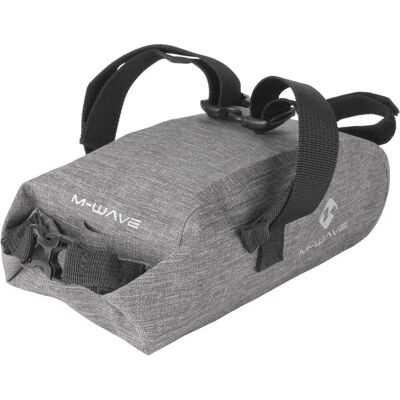 M-Wave Borsa da Sella - Grigia Riflettente - 2,5L Impermeabile M-Wave Borsa da Sella - Grigia Riflettente - 2,5L Impermeabile