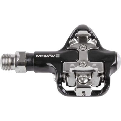 Pedali M-wave R2 - Alluminio Nero Clipless - Compatibili Shimano SPD Pedali M-wave R2 - Alluminio Nero Clipless - Compatibili Shimano SPD
