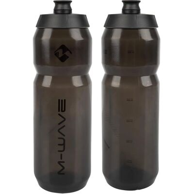 Bouteille M-Wave 750 ml - Plastique Noir Transparent Bouteille M-Wave 750 ml - Plastique Noir Transparent