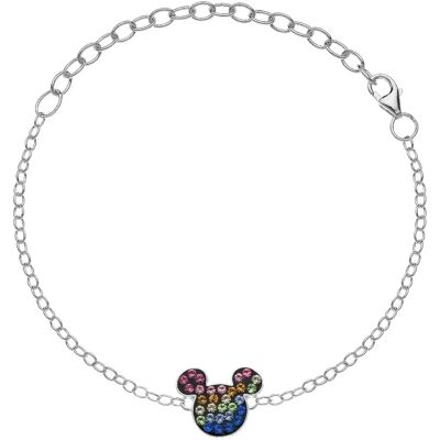 Stříbrný náramek Mickey Mouse od Disney - Náramky Stříbrný náramek Mickey Mouse od Disney - Náramky