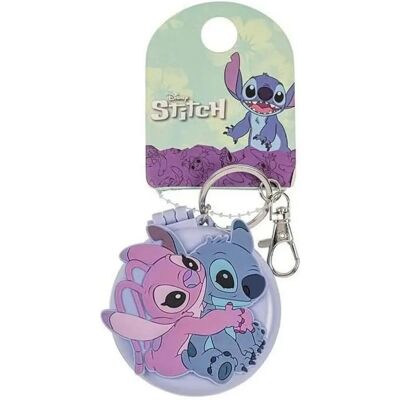 Peershardy Stitch & Angel Keychain - Compact Hairbrush & Mirror Peershardy Stitch & Angel Keychain - Compact Hairbrush & Mirror