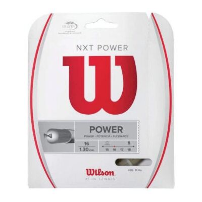 Wilson NXT Power 16 - tenisová struna - Bílá Wilson NXT Power 16 - tenisová struna - Bílá