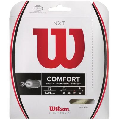 Wilson NXT Tennis Saiten - Weiß - 12,2 m Wilson NXT Tennis Saiten - Weiß - 12,2 m