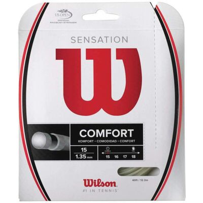 String da tennis Wilson Sensation - Bianco String da tennis Wilson Sensation - Bianco