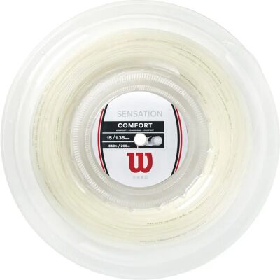 Cordage Wilson Sensation 200m - Naturel, 1.35mm - Publicité Cordage Wilson Sensation 200m - Naturel, 1.35mm - Publicité
