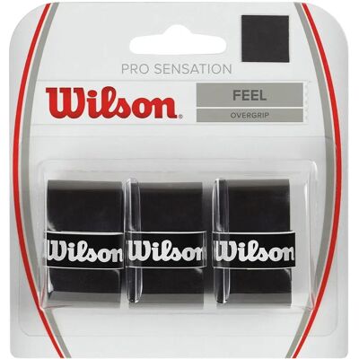 Wilson Pro Overgrip Sensation - Schwarz - Overgrip Wilson Pro Overgrip Sensation - Schwarz - Overgrip