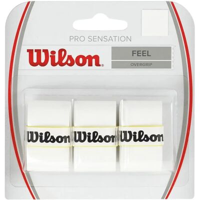 Wilson Pro Overgrip Sensation Bílá - Grip na Tenisovou Raketu Wilson Pro Overgrip Sensation Bílá - Grip na Tenisovou Raketu