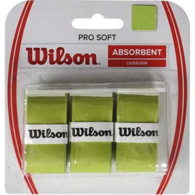 Wilson Pro Soft Overgrip Lime Green - Handtag Wilson Pro Soft Overgrip Lime Green - Handtag