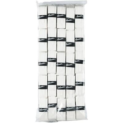 Wilson Pro Overgrip 50 Pack - Blanc - Surgrip pour Tennis - Publicité Wilson Pro Overgrip 50 Pack - Blanc - Surgrip pour Tennis - Publicité