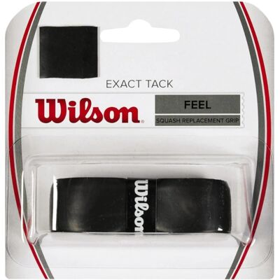 Wilson WRR937200 Squash Grip - Zwart, Exact Tack Wilson WRR937200 Squash Grip - Zwart, Exact Tack