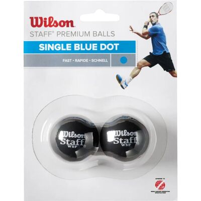 Wilson Staff Squash Kék Pötty 2 Db - Squashlabda Wilson Staff Squash Kék Pötty 2 Db - Squashlabda