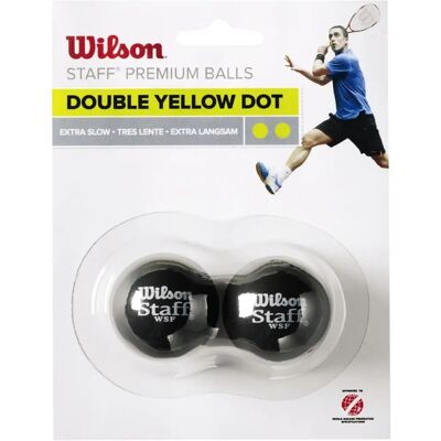 Wilson WRT617600 Kétszínű sárga pöttyös squashlabdák - Squashlabdák Wilson WRT617600 Kétszínű sárga pöttyös squashlabdák - Squashlabdák