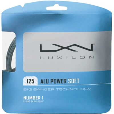 Corda da Tennis Luxilon Alu Power Soft 12m - Grigia Corda da Tennis Luxilon Alu Power Soft 12m - Grigia