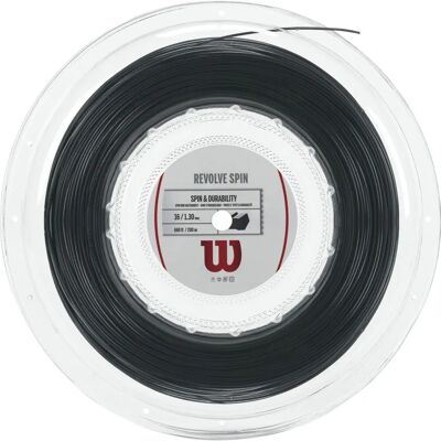 Wilson Revolve Spin Tennis-Schnur - Schwarz Wilson Revolve Spin Tennis-Schnur - Schwarz