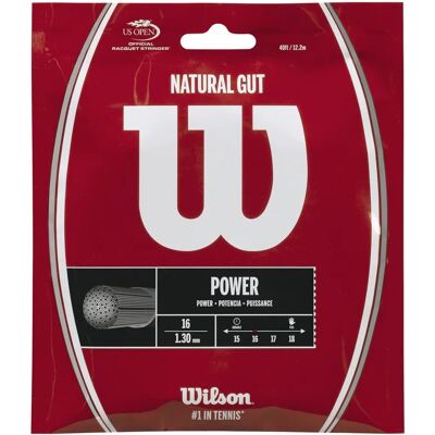 Wilson Natural Gut 16 Cuerda de tenis - Unisex Wilson Natural Gut 16 Cuerda de tenis - Unisex