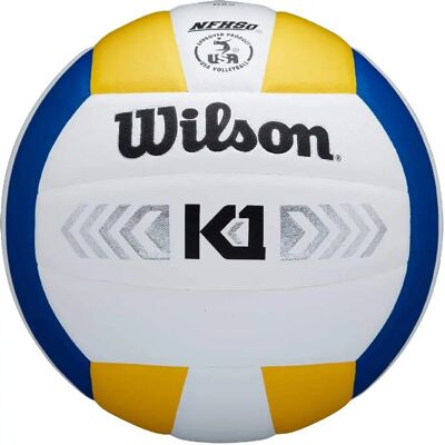 Wilson K1 Srebrny Piłka do Siatkówki - Rozmiar 5 - Siatkówka Wilson K1 Srebrny Piłka do Siatkówki - Rozmiar 5 - Siatkówka