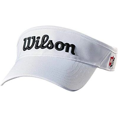 Wilson Visor WGH6300WH - Unisex Czapka na Cały Rok, Biała Wilson Visor WGH6300WH - Unisex Czapka na Cały Rok, Biała
