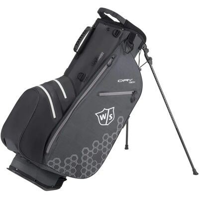 Wilson Staff Dry Tech II Borsa a tracolla nera/bianca - Borsa da golf Wilson Staff Dry Tech II Borsa a tracolla nera/bianca - Borsa da golf
