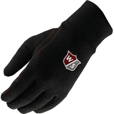 Wilson Staff Winter Golfhandschuhe Damen - Schwarz, Microfaser, Wildleder, Warm, Verstellbar Wilson Staff Winter Golfhandschuhe Damen - Schwarz, Microfaser, Wildleder, Warm, Verstellbar