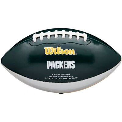 Wilson Green Bay Packers Mini Football - Unisex Pee Wee Wilson Green Bay Packers Mini Football - Unisex Pee Wee