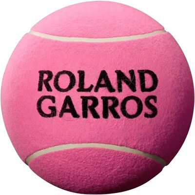 Wilson Roland Garros Jumbo Ballon de Tennis Autographié - Ballon - Publicité Wilson Roland Garros Jumbo Ballon de Tennis Autographié - Ballon - Publicité