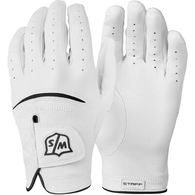 Wilson Staff - Staff Model - Pelle - Bianco - Guanto da golf Wilson Staff - Staff Model - Pelle - Bianco - Guanto da golf