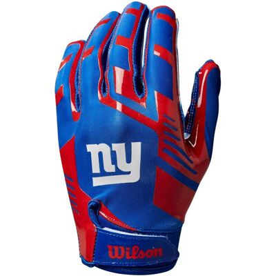 Wilson NFL Stretch Fit Football Gloves - Vuxen New York Giants Wilson NFL Stretch Fit Football Gloves - Vuxen New York Giants