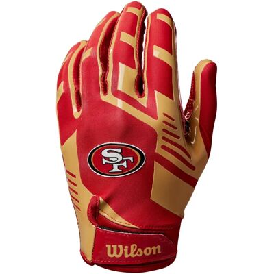 Wilson NFL Stretch Fit Footballhandschuhe - San Francisco - Erwachsene Wilson NFL Stretch Fit Footballhandschuhe - San Francisco - Erwachsene