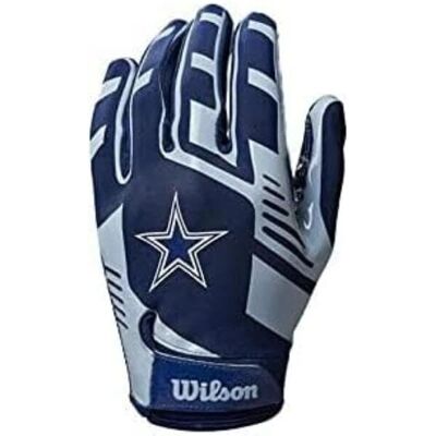 Wilson Jugend NFL Stretch Fit Handschuhe Blue/White - Handschuhe Wilson Jugend NFL Stretch Fit Handschuhe Blue/White - Handschuhe