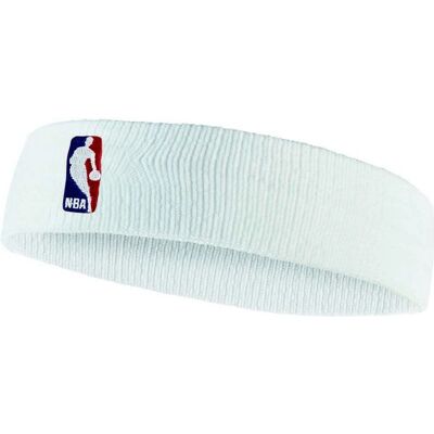 Nike Hvit NBA Headband - Unisex Treningstilbehør Nike Hvit NBA Headband - Unisex Treningstilbehør