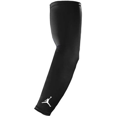 Nike Jordan S/M Zwart/Wit Basketbalsleeves - Mouwen Nike Jordan S/M Zwart/Wit Basketbalsleeves - Mouwen