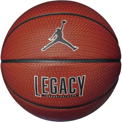 Piłka do koszykówki Nike Jordan Legacy 2.0 - Unisex, Pomarańczowa, Rozmiar 6 Piłka do koszykówki Nike Jordan Legacy 2.0 - Unisex, Pomarańczowa, Rozmiar 6