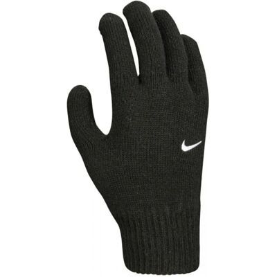 Nike Swoosh Strick-Winterhandschuhe - Schwarz Nike Swoosh Strick-Winterhandschuhe - Schwarz