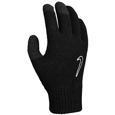 Nike Kinder Strick Tech und Grip Handschuhe - Schwarz/Grau - Handschuhe Nike Kinder Strick Tech und Grip Handschuhe - Schwarz/Grau - Handschuhe
